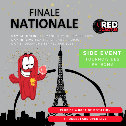 DAY 1A ONLINE - SIDE EVENT FINALE NATIONALE