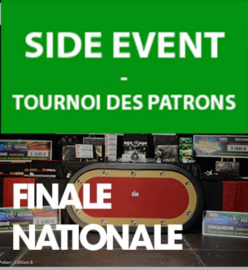 SIDE EVENT - Tournoi des Patrons - FINALE NATIONALE 9